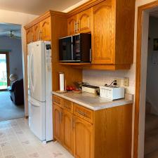 Bright but not White! Kitchen Cabinet Makeover in Winnipeg, Manitoba 2